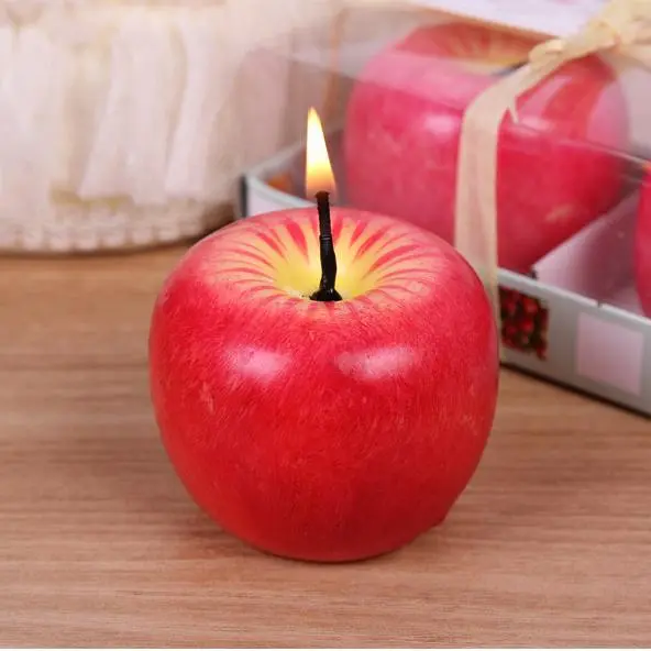 Apple Shaped Unscented Home Unique Gift Decorative candle Germany