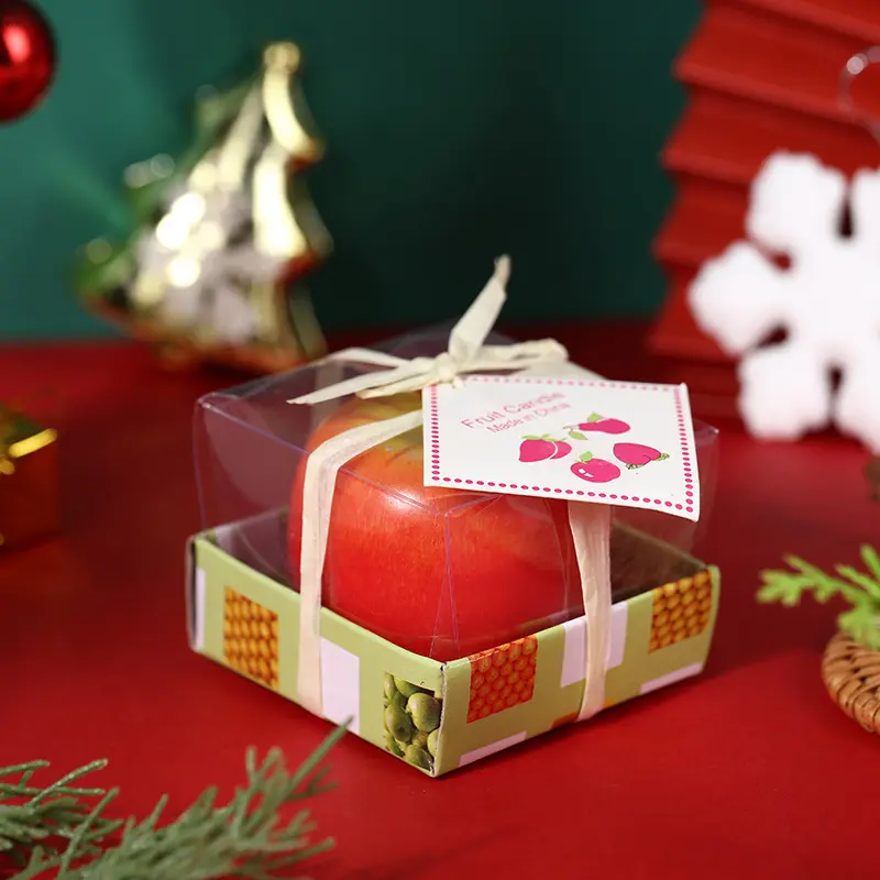 Apple Shaped Unscented Home Unique Gift Decorative candle Germany