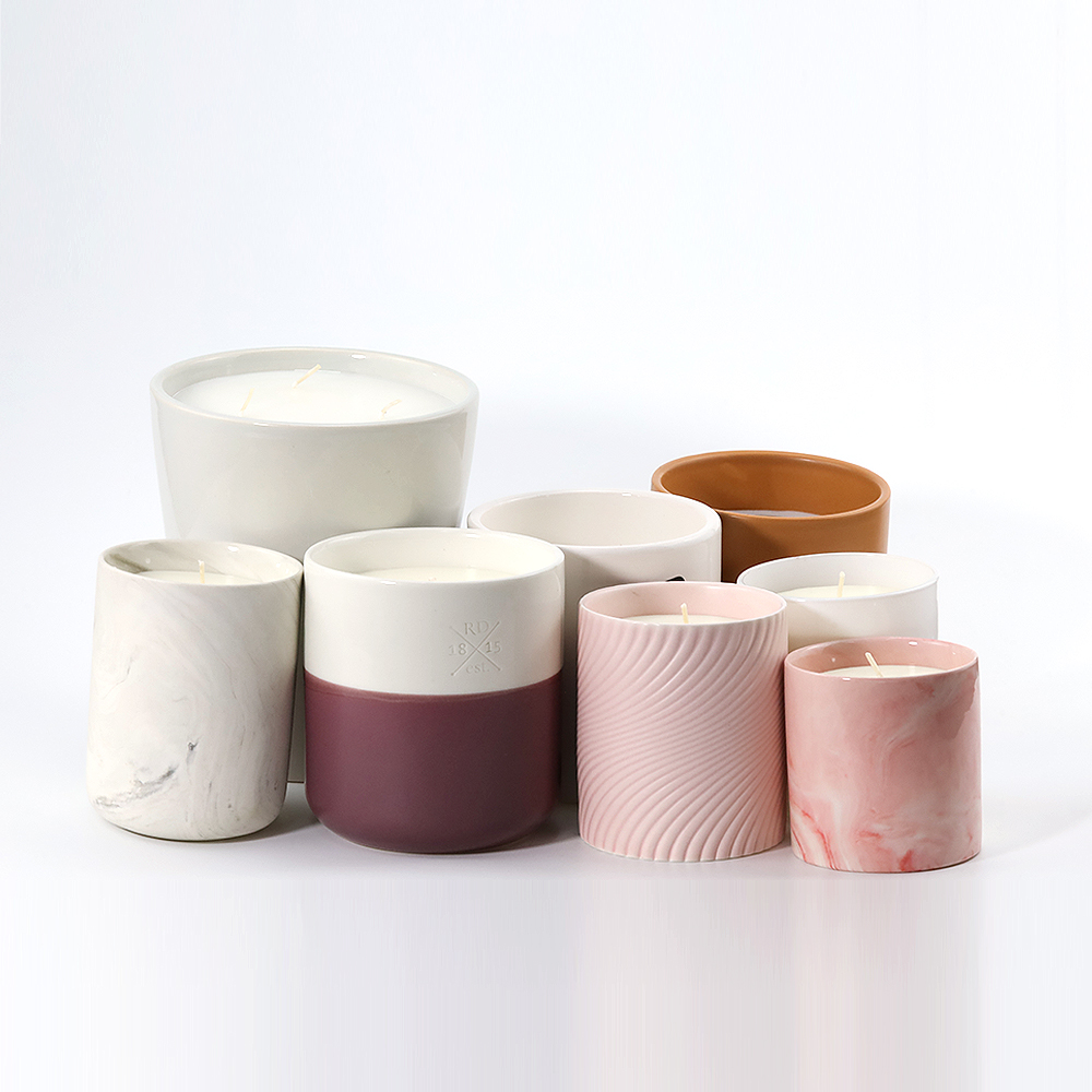 Ceramic jars for candles Wholesale - Caifede candles