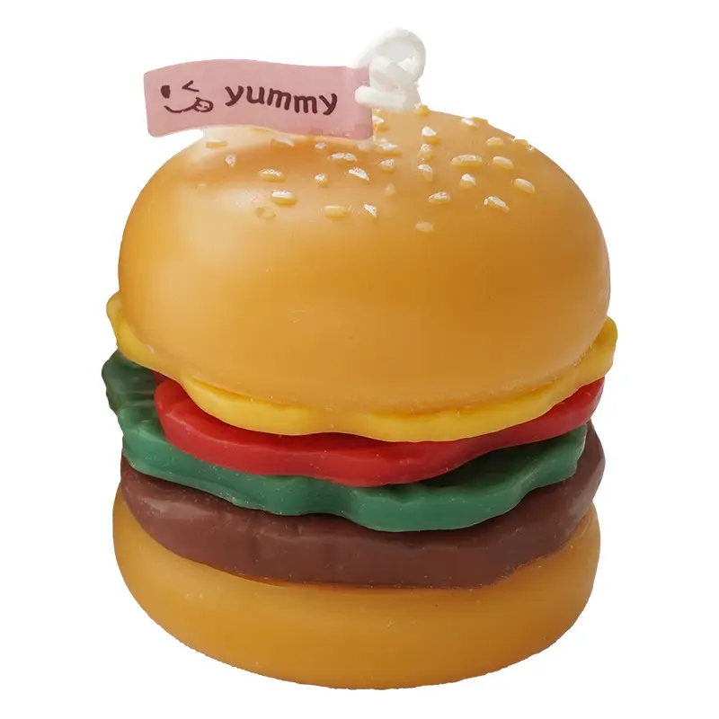 Fun Burger Candle Quirky Home Decor Creative Gift for Food Lovers Germany