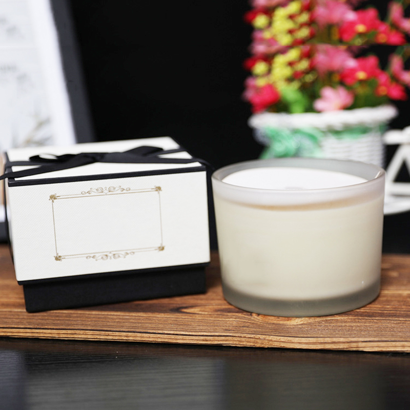 scented hand poured natural soy wax candles with customized own brand ...