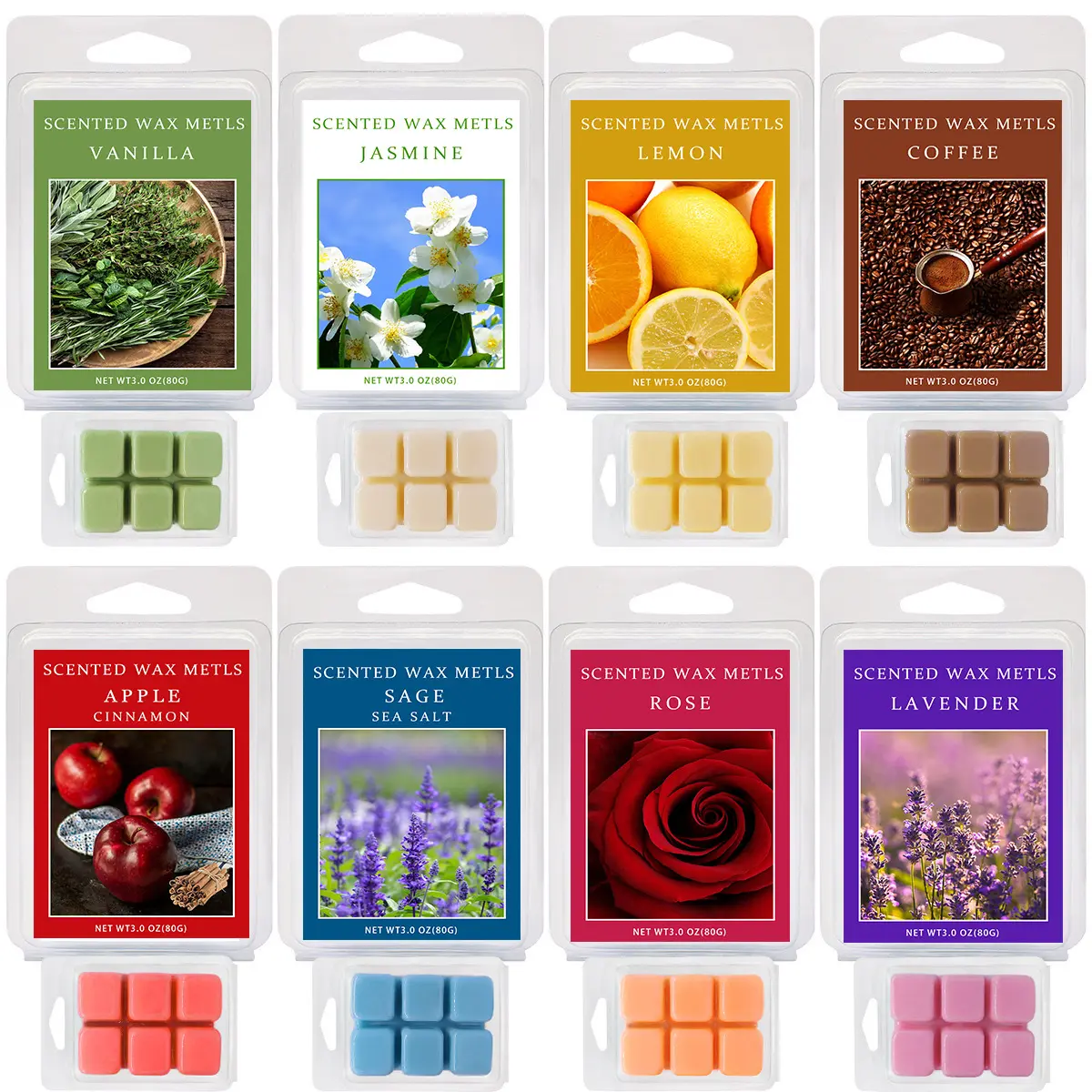 Eco-Friendly Natural Soy Wax Melts Biodegradable with multitudinous colors and fragrances Germany